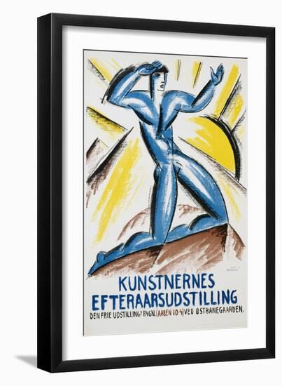 Kunstnernes Efteraarsudstilling Poster-null-Framed Giclee Print