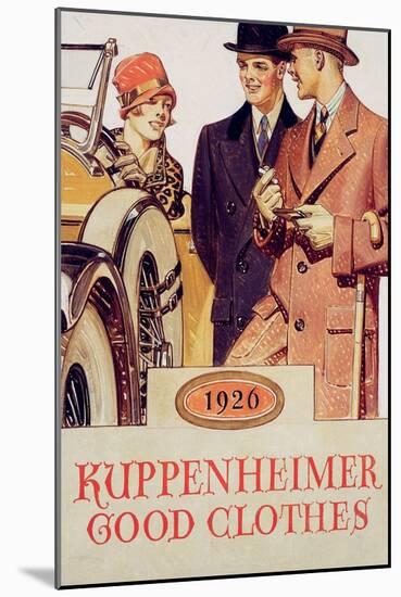 Kuppenheimer Good Clothes, 1926, 1926 (Oil on Canvas Laid on Board)-Joseph Christian Leyendecker-Mounted Giclee Print