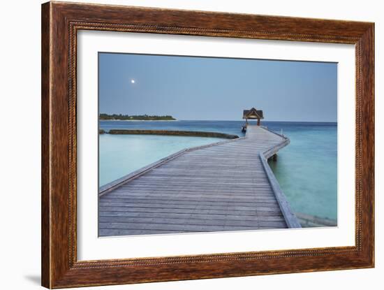 Kuramathi Island, Rasdhoo atoll, Ari atoll, Maldives, Indian Ocean, Asia-Nigel Hicks-Framed Photographic Print