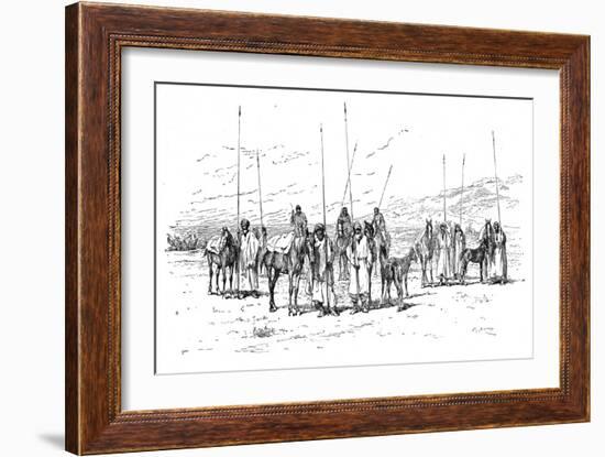 Kurdish Cavalry, 1895-null-Framed Giclee Print