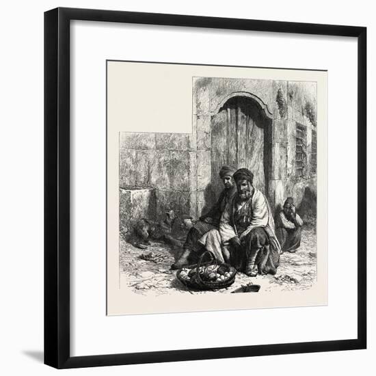 Kurdish Dealers, Constantinople, Istanbul, Turkey, 19th Century-null-Framed Giclee Print