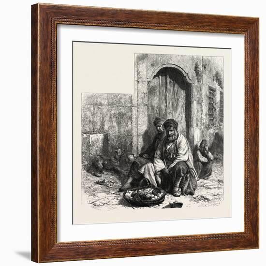 Kurdish Dealers, Constantinople, Istanbul, Turkey, 19th Century-null-Framed Giclee Print