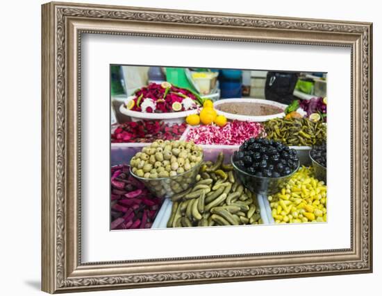 Kurdish Food in the Bazaar of Sulaymaniyah. Kurdistan, Iraq-Michael Runkel-Framed Photographic Print