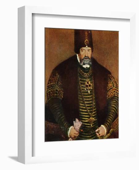 'Kurfürst Joachim II. V. Brandenburg 1505-1571. - Gemälde von L. Cranach O.J.', 1934-Unknown-Framed Giclee Print