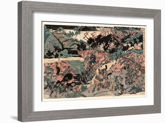 Kurikaradani Og[K]Assen Zu-Kubo Shunman-Framed Giclee Print