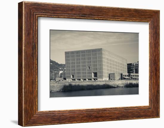 Kursaal convention center, San Sebastian, Guipuzcoa Province, Basque Country Region, Spain-null-Framed Photographic Print