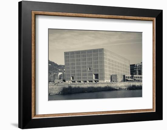 Kursaal convention center, San Sebastian, Guipuzcoa Province, Basque Country Region, Spain-null-Framed Photographic Print