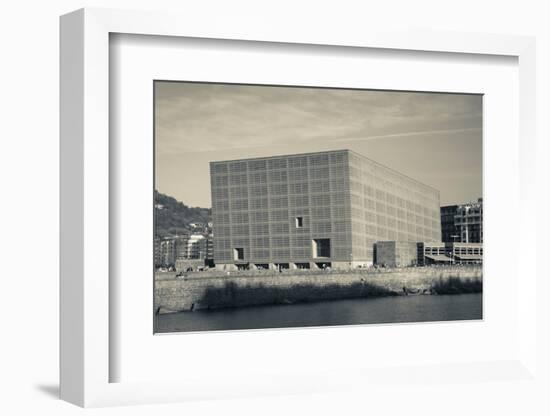 Kursaal convention center, San Sebastian, Guipuzcoa Province, Basque Country Region, Spain-null-Framed Photographic Print