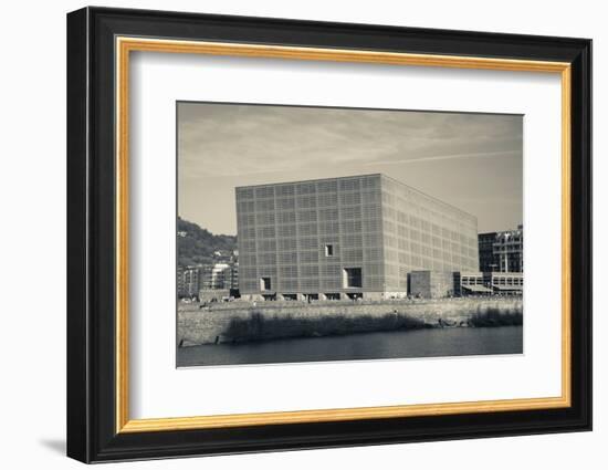 Kursaal convention center, San Sebastian, Guipuzcoa Province, Basque Country Region, Spain-null-Framed Photographic Print