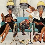 "In the Dentist's Chair" Saturday Evening Post Cover, October 19, 1957-Kurt Ard-Giclee Print