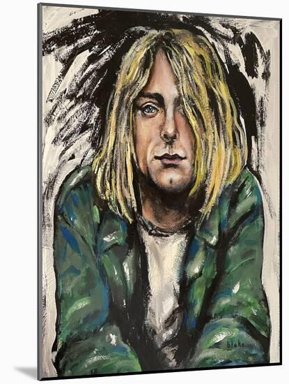 Kurt Cobain, C.2020 (Acrylic on Canvas)-Blake Munch-Mounted Giclee Print