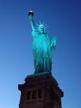 Statue of Liberty, Sunset, NYC-Kurt Freundlinger-Framed Photographic Print