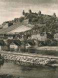 'Wurzburg - Old Main Bridge and Marienberg-Fortress', 1931-Kurt Hielscher-Photographic Print