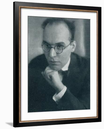 Kurt Julian Weill, German Musician-null-Framed Photographic Print