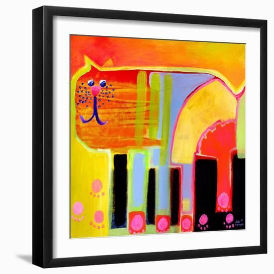 Kurt the Cat-Susse Volander-Framed Art Print