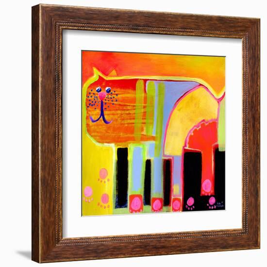 Kurt the Cat-Susse Volander-Framed Art Print