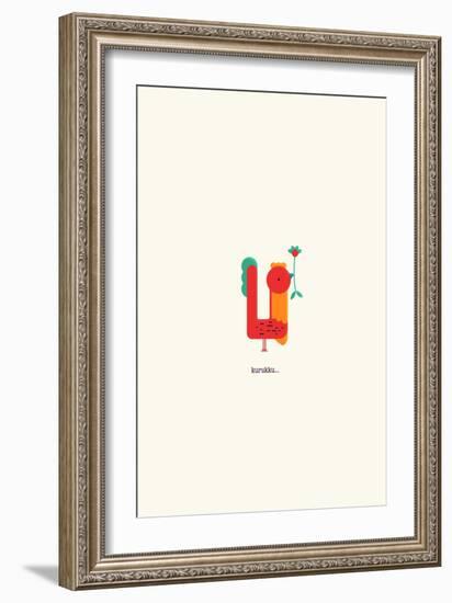 Kurukku-null-Framed Art Print