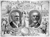 Presidential Campaign, 1888-Kurz & Allison-Framed Giclee Print