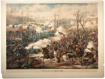 Battle of Pea Ridge, Ark, 1889-Kurz And Allison-Framed Giclee Print