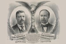 Republican Candidates. for President, Theo. Roosevelt. for Vice President, Chas. W. Fairbanks-Kurz-Framed Art Print