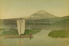Fuji-Yama from near Numadzu, C.1890 (Albumen Silver Prints with Applied Colour)-Kusakabe Kimbei-Framed Giclee Print