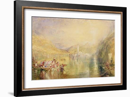 Kussnacht, Lake of Lucerne, Switzerland, 1843-J. M. W. Turner-Framed Giclee Print