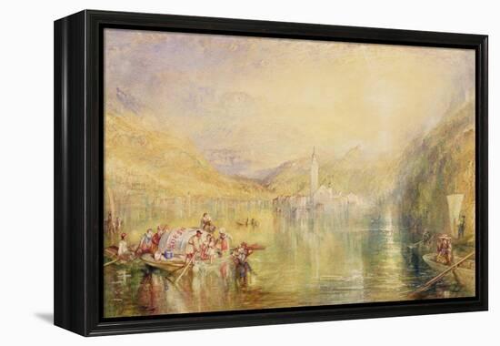 Kussnacht, Lake of Lucerne, Switzerland, 1843-J. M. W. Turner-Framed Premier Image Canvas