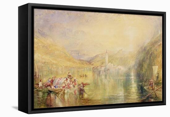 Kussnacht, Lake of Lucerne, Switzerland, 1843-J. M. W. Turner-Framed Premier Image Canvas