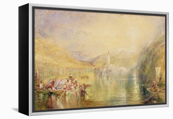 Kussnacht, Lake of Lucerne, Switzerland, 1843-J. M. W. Turner-Framed Premier Image Canvas