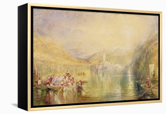 Kussnacht, Lake of Lucerne, Switzerland, 1843-J. M. W. Turner-Framed Premier Image Canvas