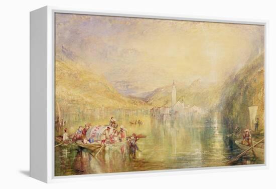 Kussnacht, Lake of Lucerne, Switzerland, 1843-J. M. W. Turner-Framed Premier Image Canvas