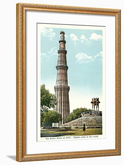 Kutab Minar, Delhi, India-null-Framed Art Print