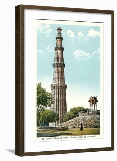 Kutab Minar, Delhi, India-null-Framed Art Print