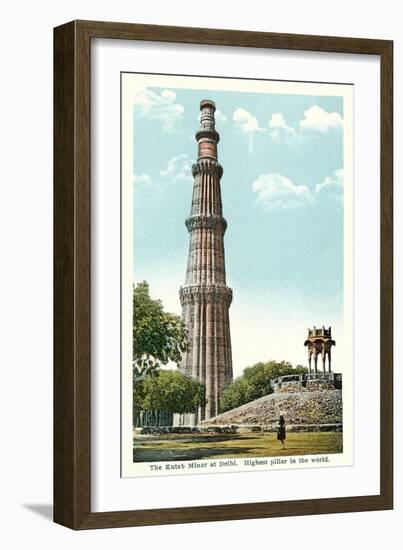 Kutab Minar, Delhi, India-null-Framed Art Print