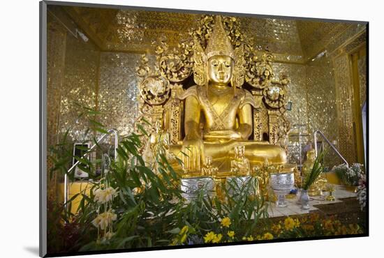 Kuthodaw Pagoda in Mandalay, Myanmar.-Michele Niles-Mounted Photographic Print