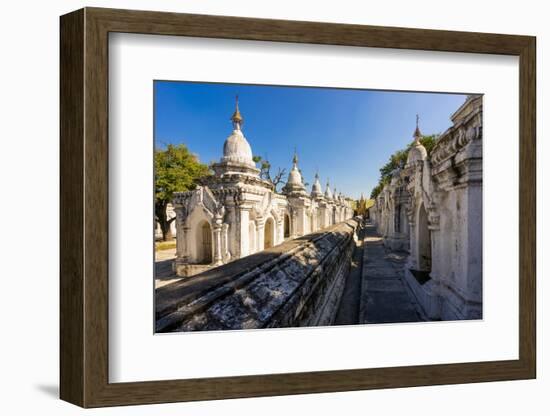 Kuthodaw Pagoda, Mandalay, Myanmar (Burma)-Jan Miracky-Framed Photographic Print