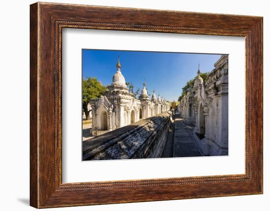 Kuthodaw Pagoda, Mandalay, Myanmar (Burma)-Jan Miracky-Framed Photographic Print