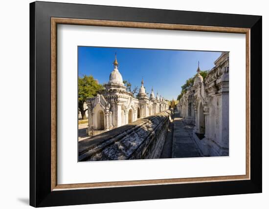 Kuthodaw Pagoda, Mandalay, Myanmar (Burma)-Jan Miracky-Framed Photographic Print