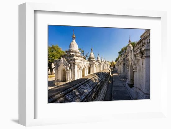 Kuthodaw Pagoda, Mandalay, Myanmar (Burma)-Jan Miracky-Framed Photographic Print