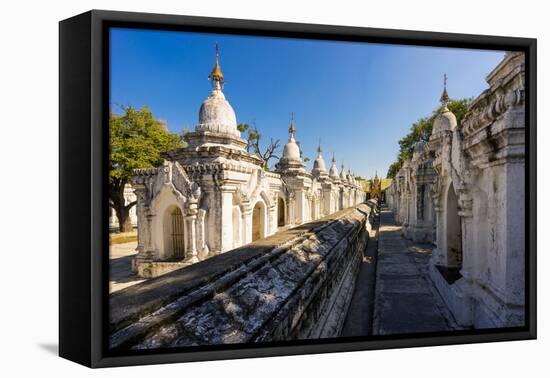 Kuthodaw Pagoda, Mandalay, Myanmar (Burma)-Jan Miracky-Framed Premier Image Canvas