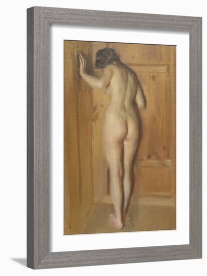 Kuvadorren The Chamber Door, 1905 by Anders Leonard Zorn-Anders Leonard Zorn-Framed Giclee Print