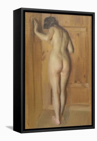 Kuvadorren The Chamber Door, 1905 by Anders Leonard Zorn-Anders Leonard Zorn-Framed Premier Image Canvas