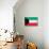 Kuwait Flag Design with Wood Patterning - Flags of the World Series-Philippe Hugonnard-Premium Giclee Print displayed on a wall