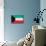 Kuwait Flag Design with Wood Patterning - Flags of the World Series-Philippe Hugonnard-Mounted Art Print displayed on a wall