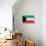 Kuwait Flag Design with Wood Patterning - Flags of the World Series-Philippe Hugonnard-Framed Stretched Canvas displayed on a wall