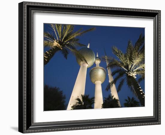 Kuwait Towers, Kuwait City, Kuwait-Walter Bibikow-Framed Photographic Print