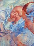 Portrait of Vladimir Ilyich Lenin (1870-1924), 1934-Kuzma Sergievitch Petrov-Vodkin-Giclee Print