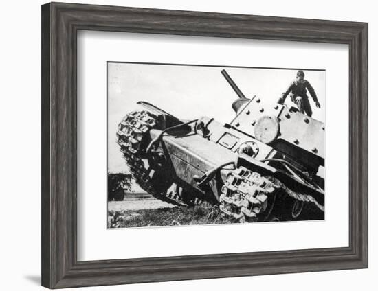 Kv-1 Kliment Voroshilov Heavy Tank-null-Framed Photographic Print