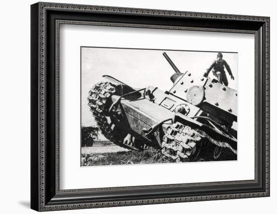 Kv-1 Kliment Voroshilov Heavy Tank-null-Framed Photographic Print