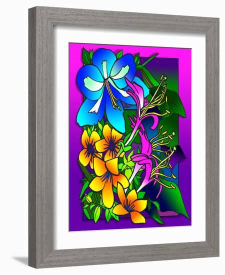 Kvilleflowers 8-Howie Green-Framed Giclee Print